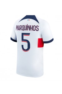 Fotbalové Dres Paris Saint-Germain Marquinhos #5 Venkovní Oblečení 2023-24 Krátký Rukáv